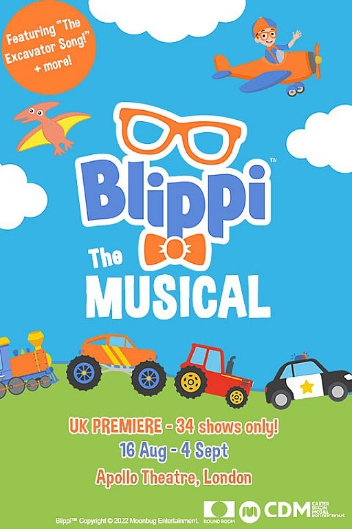 Blippi musikalen i London